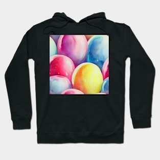 Watercolor lollipop pattern Hoodie